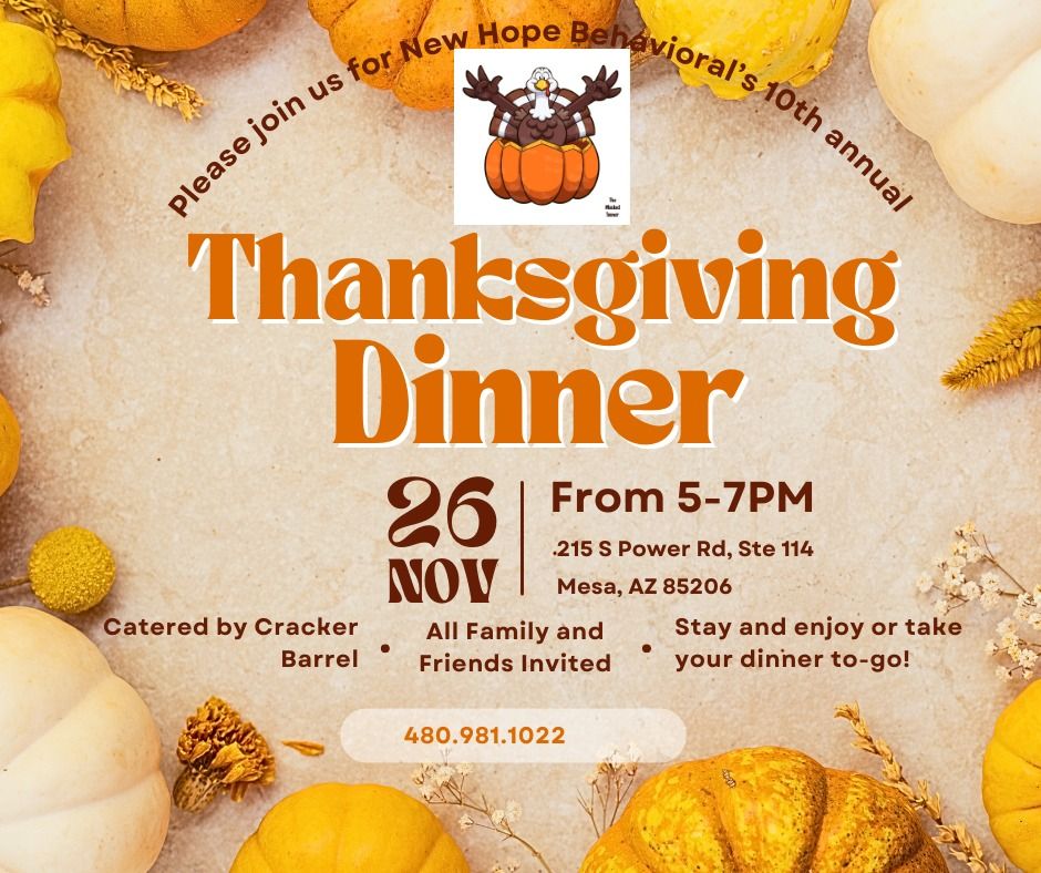 New Hope's 10th Annual Thanksgiving Dinner