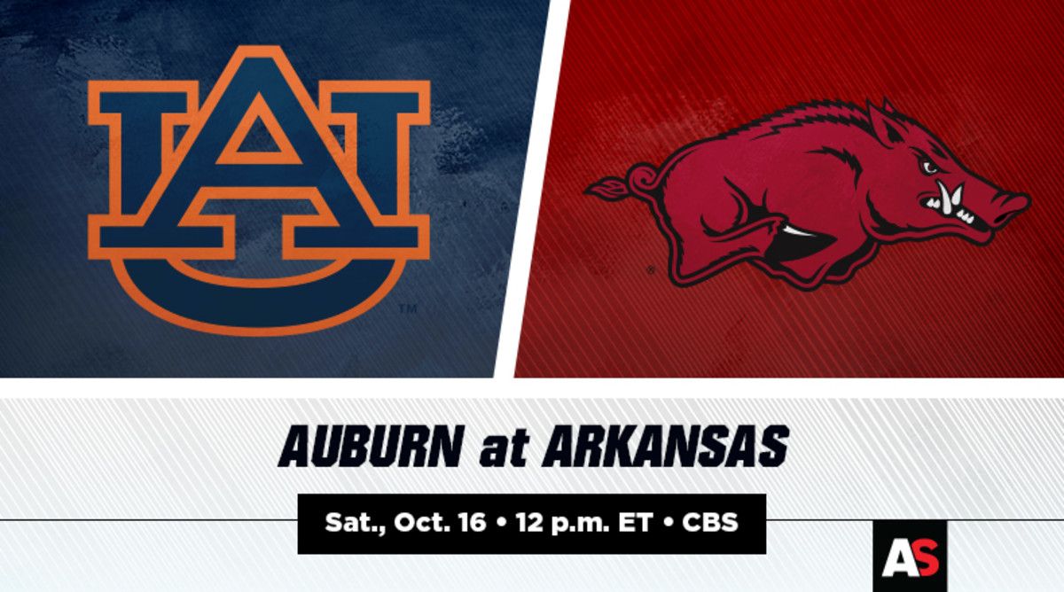 Arkansas Razorbacks at Auburn Tigers Football