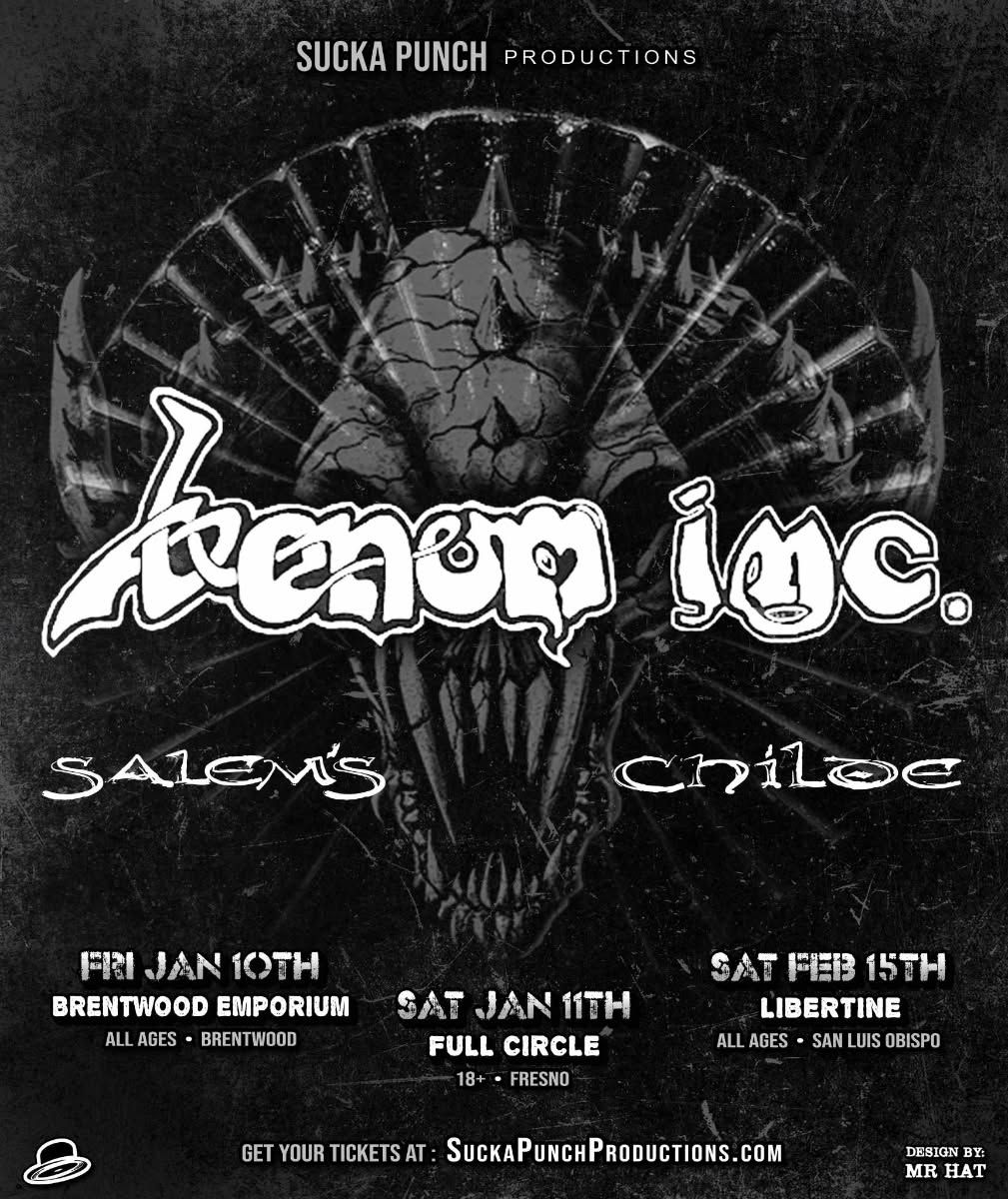 LIVE IN CONCERT VENOM INC  AT LIBERTINE IN SAN LUIS OBISPO