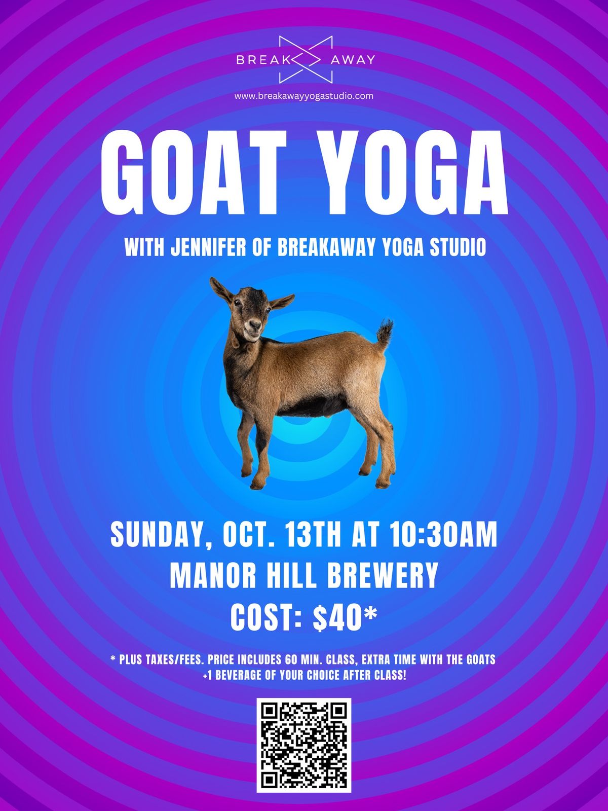  Goat Yoga at Manor Hill Brewing (Ellicott City)