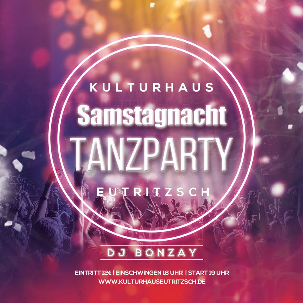 Samstagnacht-Tanzparty