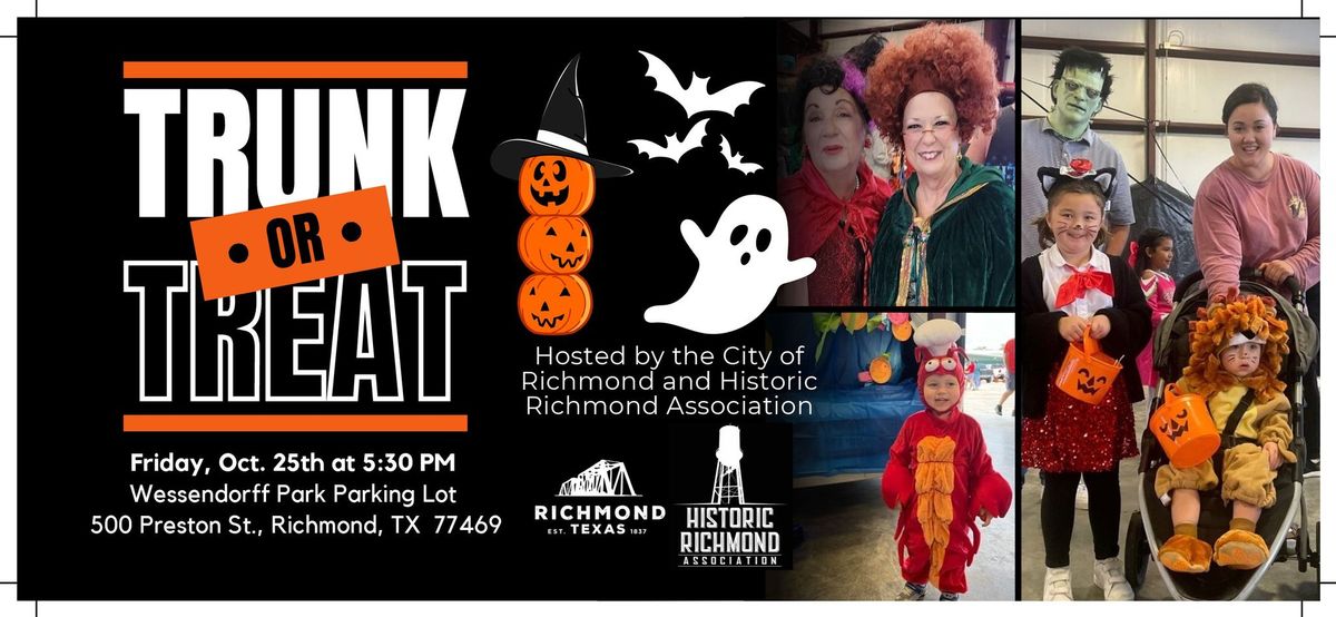 Trunk or Treat Event at Wessendorff park 