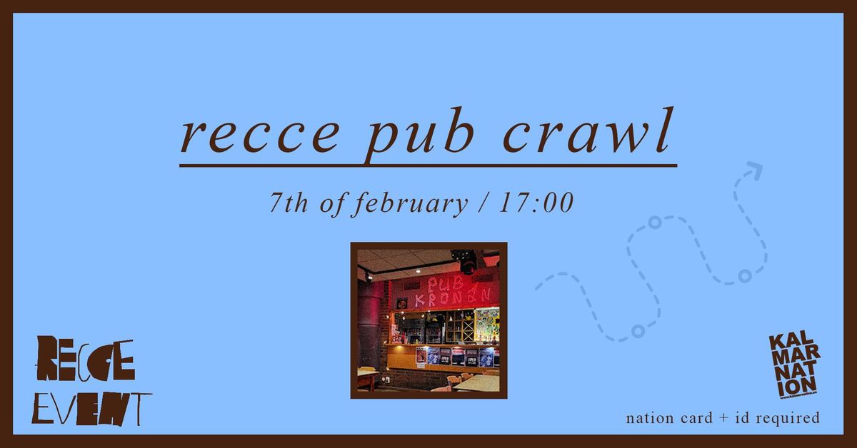 Recce Pub Crawl