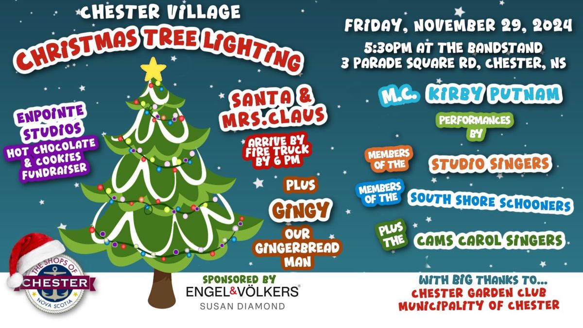 Chester Village Christmas BIG TREE LIGHTING