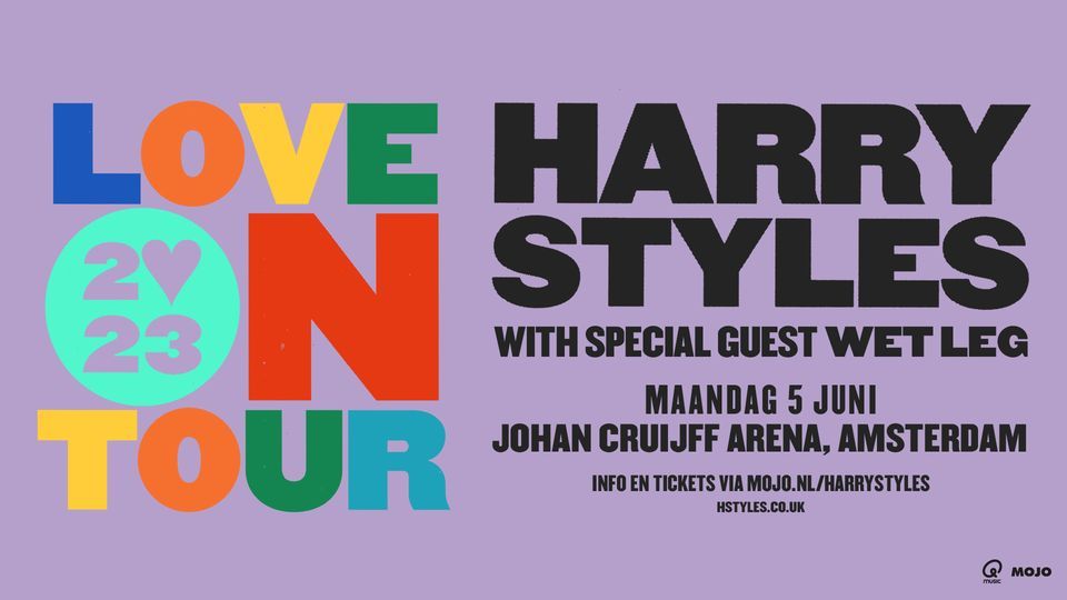 Harry Styles Love On Tour 2023 Tickets Johan Cruijff Arena