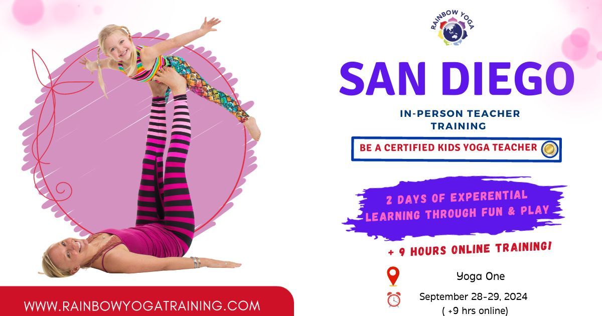 [SAN DIEGO] In-person 2-Day Rainbow Kids Yoga Teacher Training