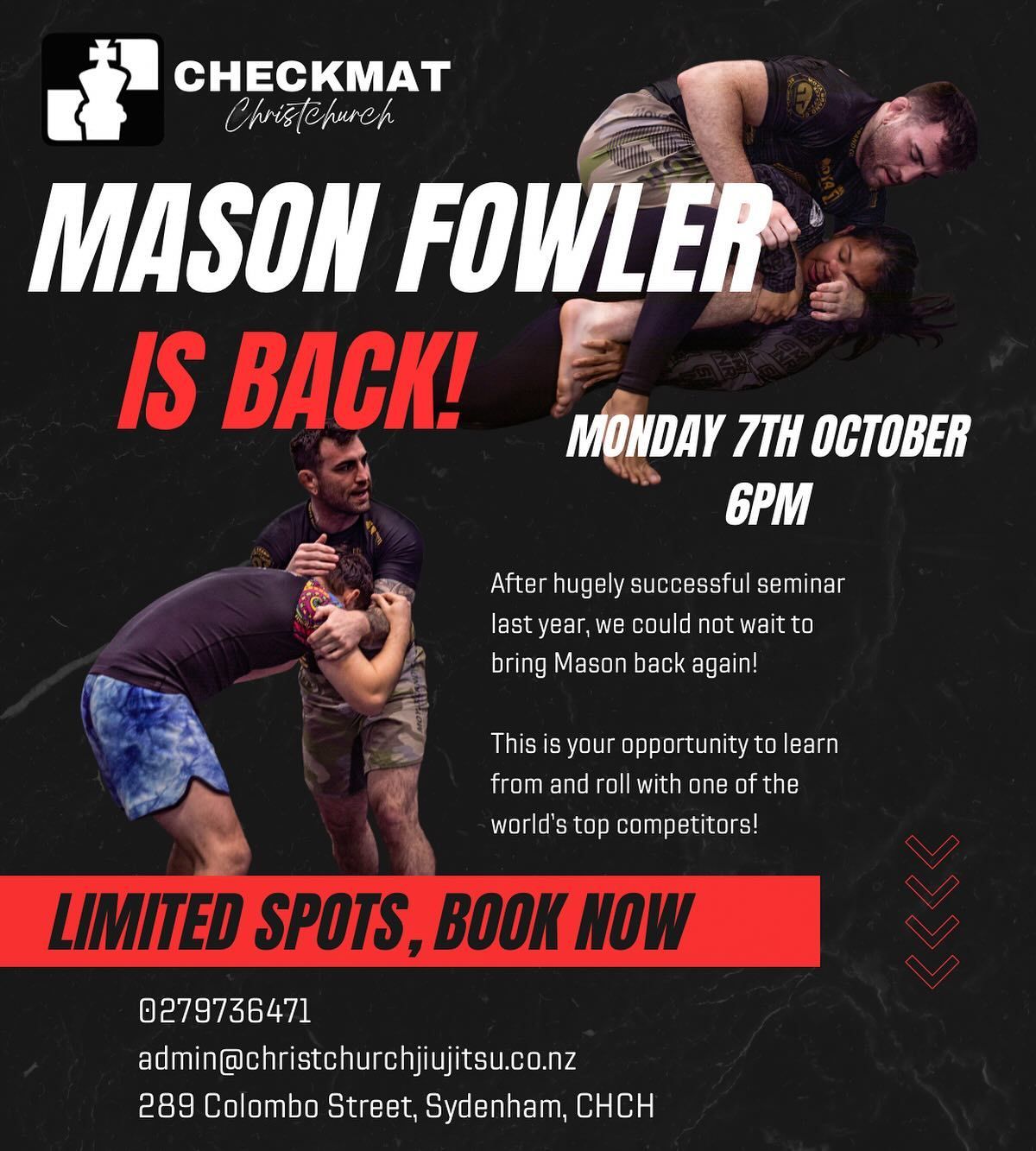 Mason Fowler's Jiu-Jitsu Seminar