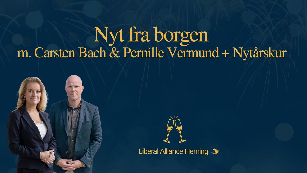 Nyt fra borgen - Pernille Vermund & Carsten Bach + Nyt\u00e5rskur