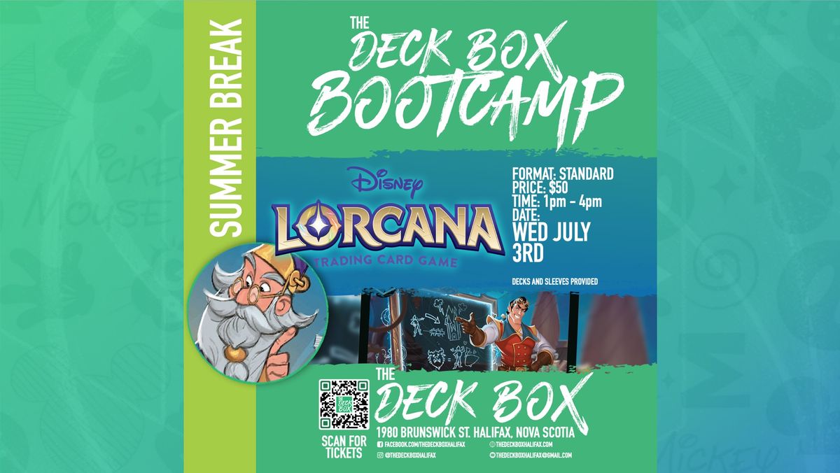 Summer Break Lorcana TCG Day  (Wednesday July 3rd -  1pm - 4pm) Week 1 Bootcamp
