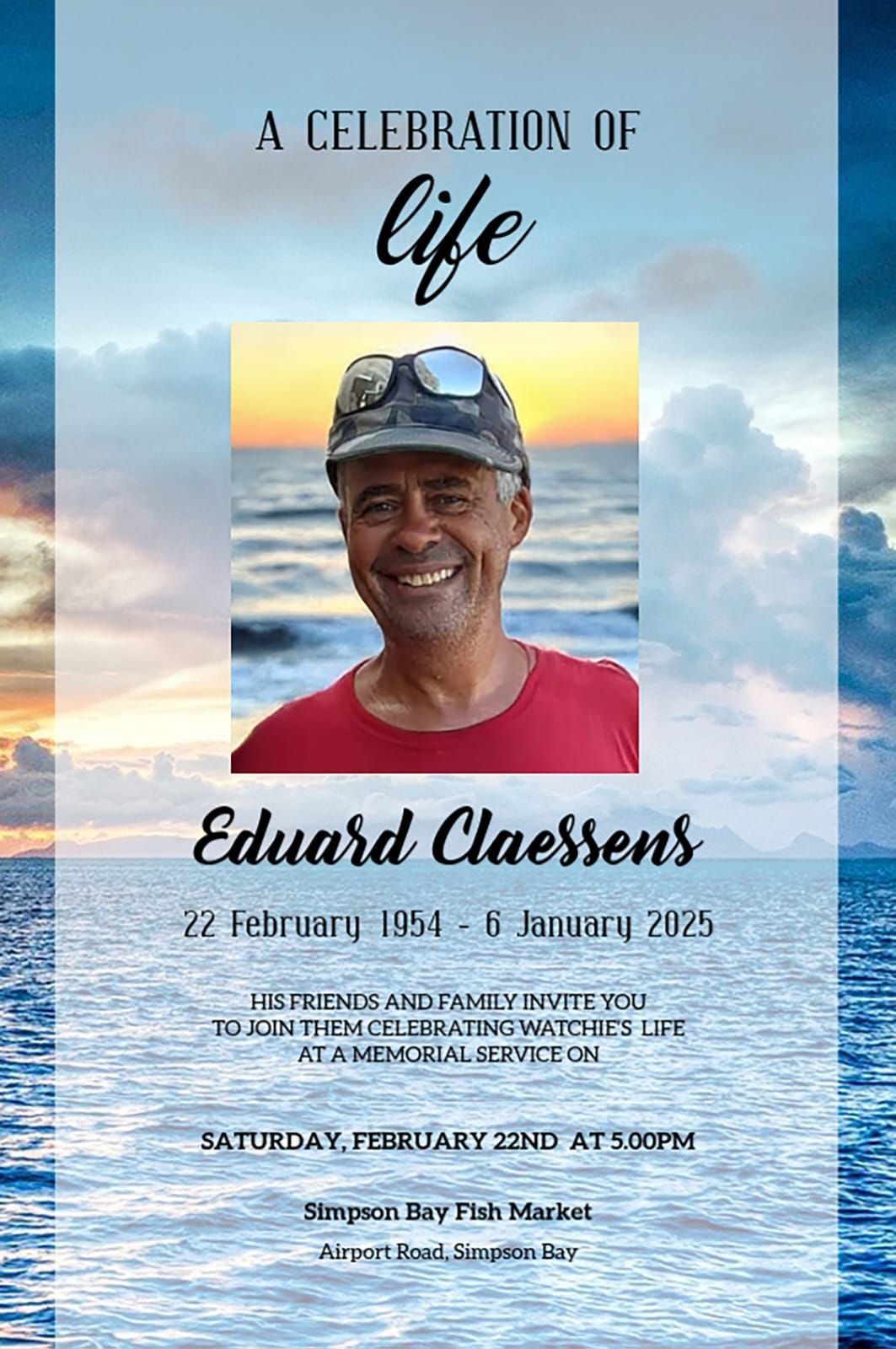 Celebrating the life of Eduard Claessens