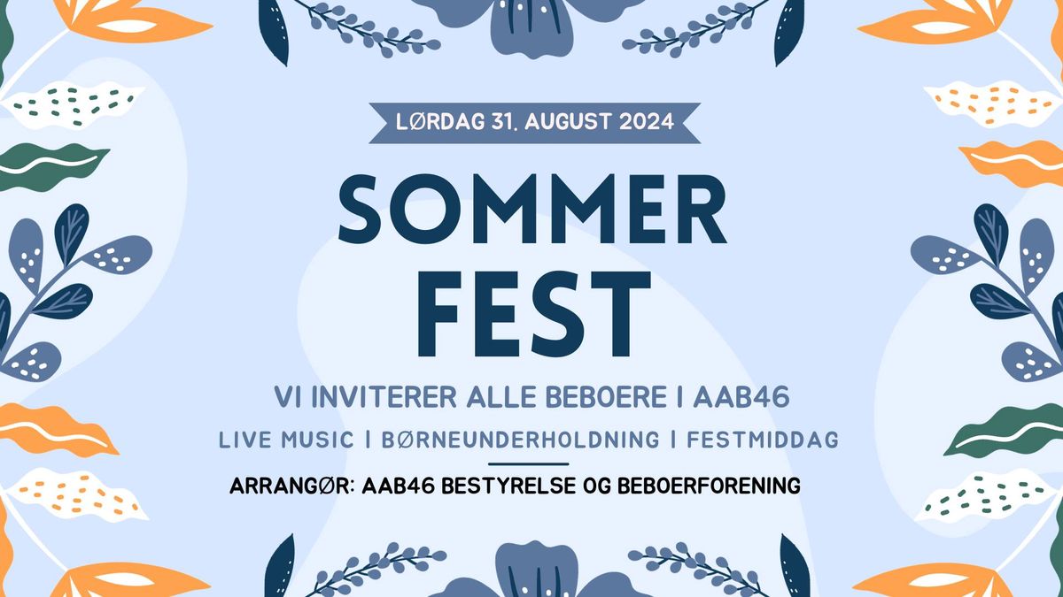 Sommerfest og jubil\u00e6um for AAB46