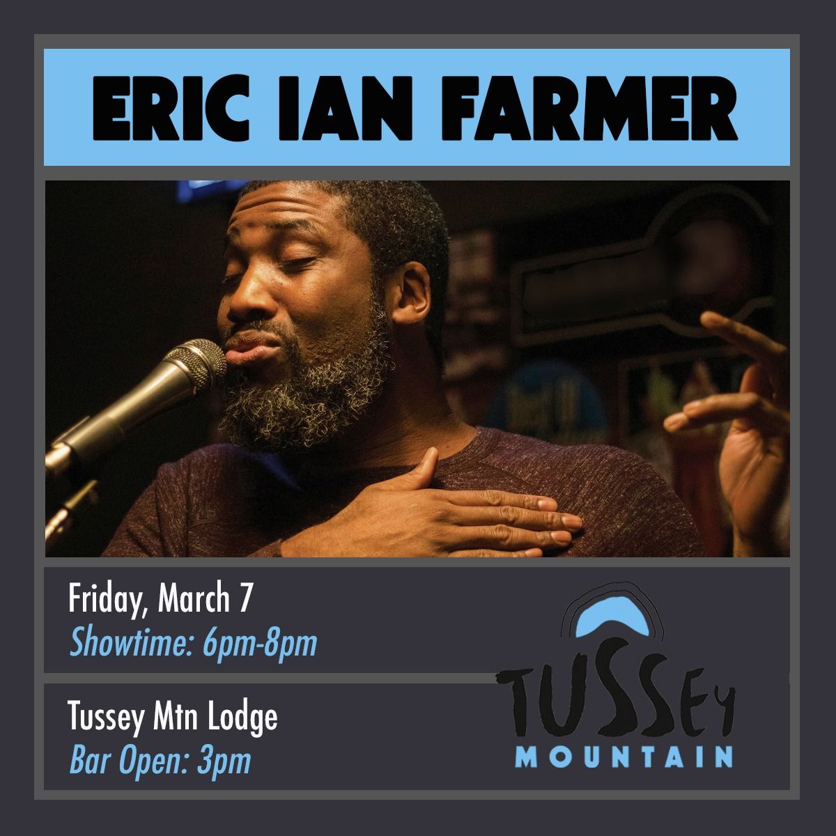 Eric Ian Farmer at Tussey Bar