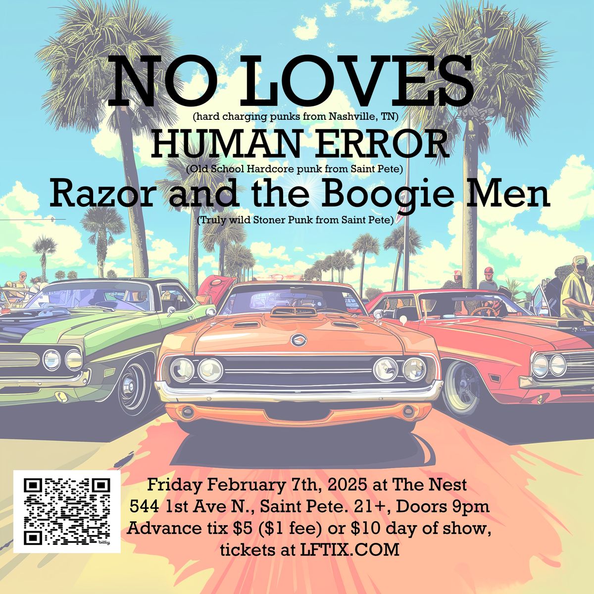 NO LOVES (Nashville), HUMAN ERROR, Razor and the Boogie Men