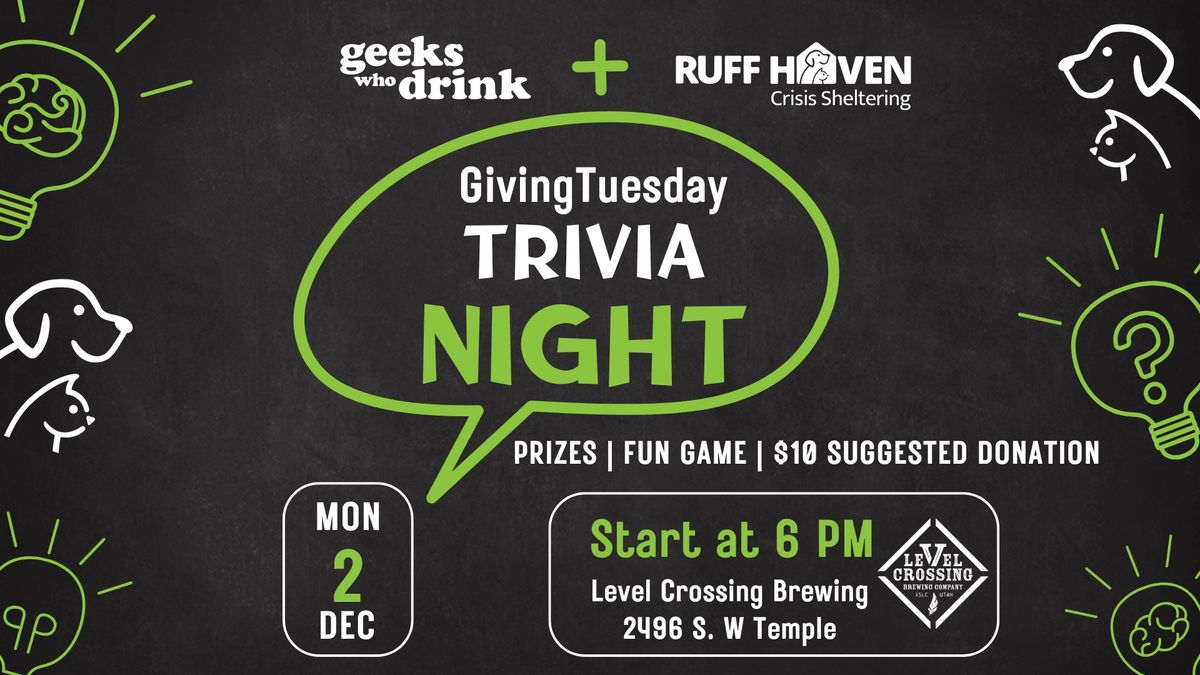 Ruff Haven Trivia Night!