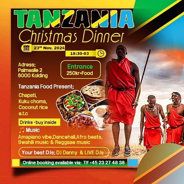 TANZANIA CHRISTMAS DINNER(in Denmark\ud83c\udde9\ud83c\uddf0)