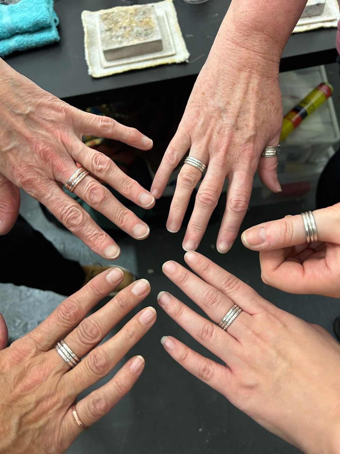 Silver Jewellery Making - Stacking Rings