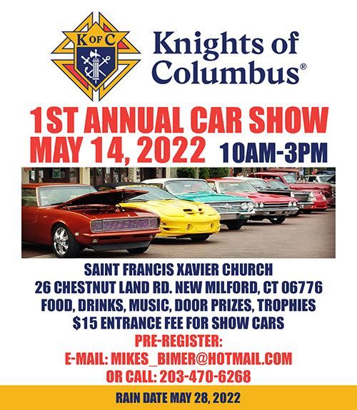Knights of Columbus 1st Annual Car Show, St. Francis Xavier Parish, New