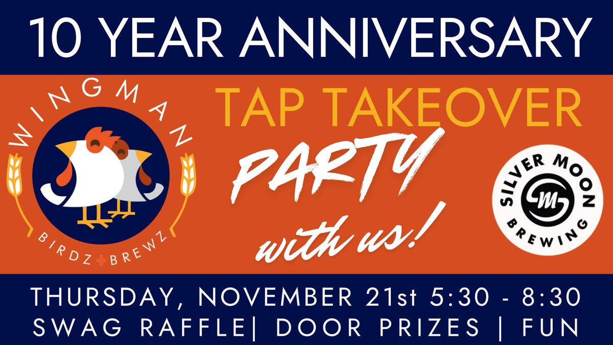 10 Year Anniversary Tap Takeover