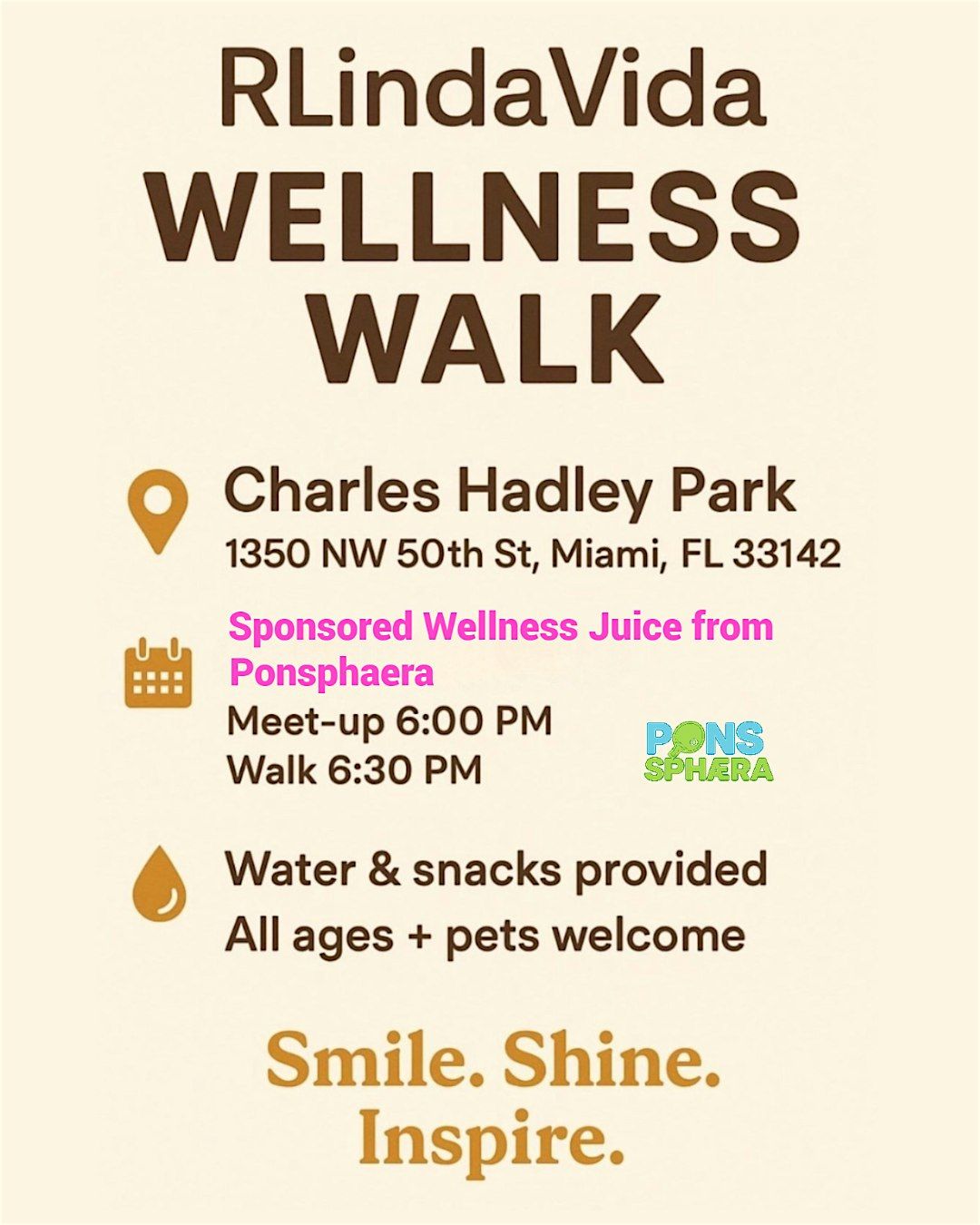 Wellness walk Tuesdays