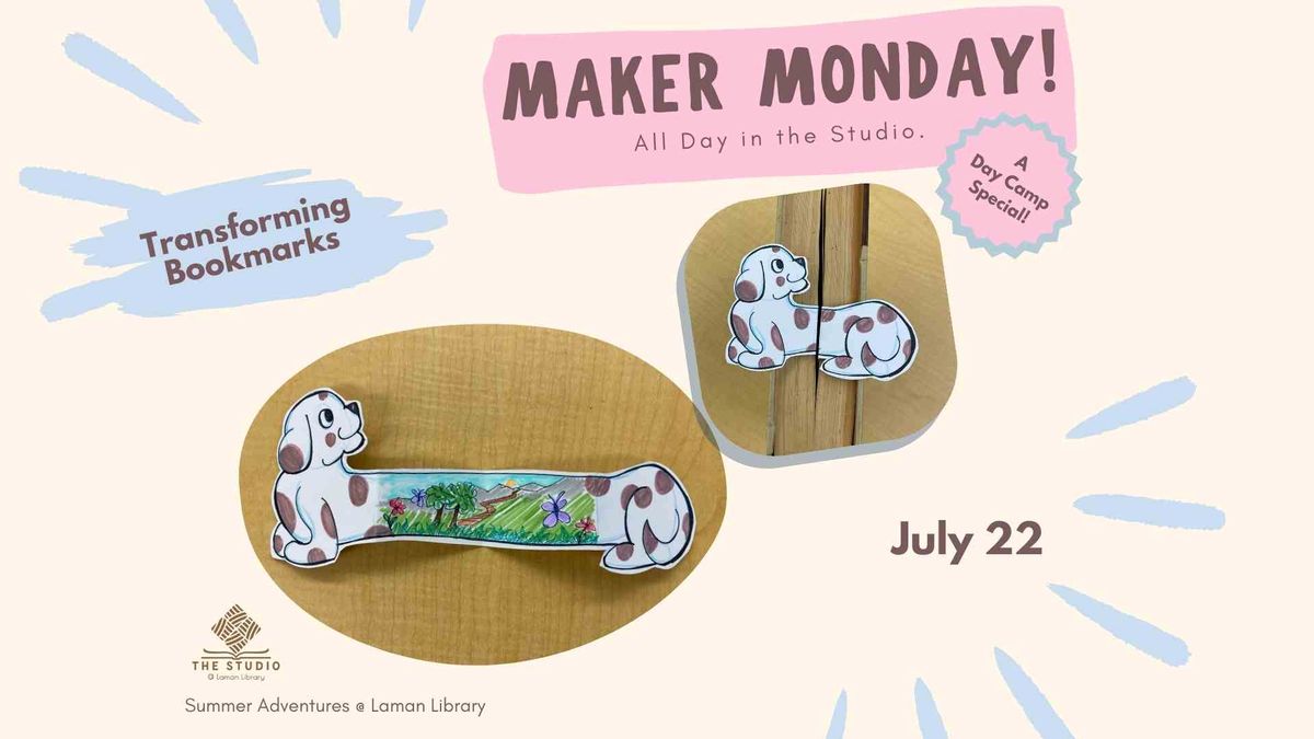 Maker Monday: Transforming Bookmarks