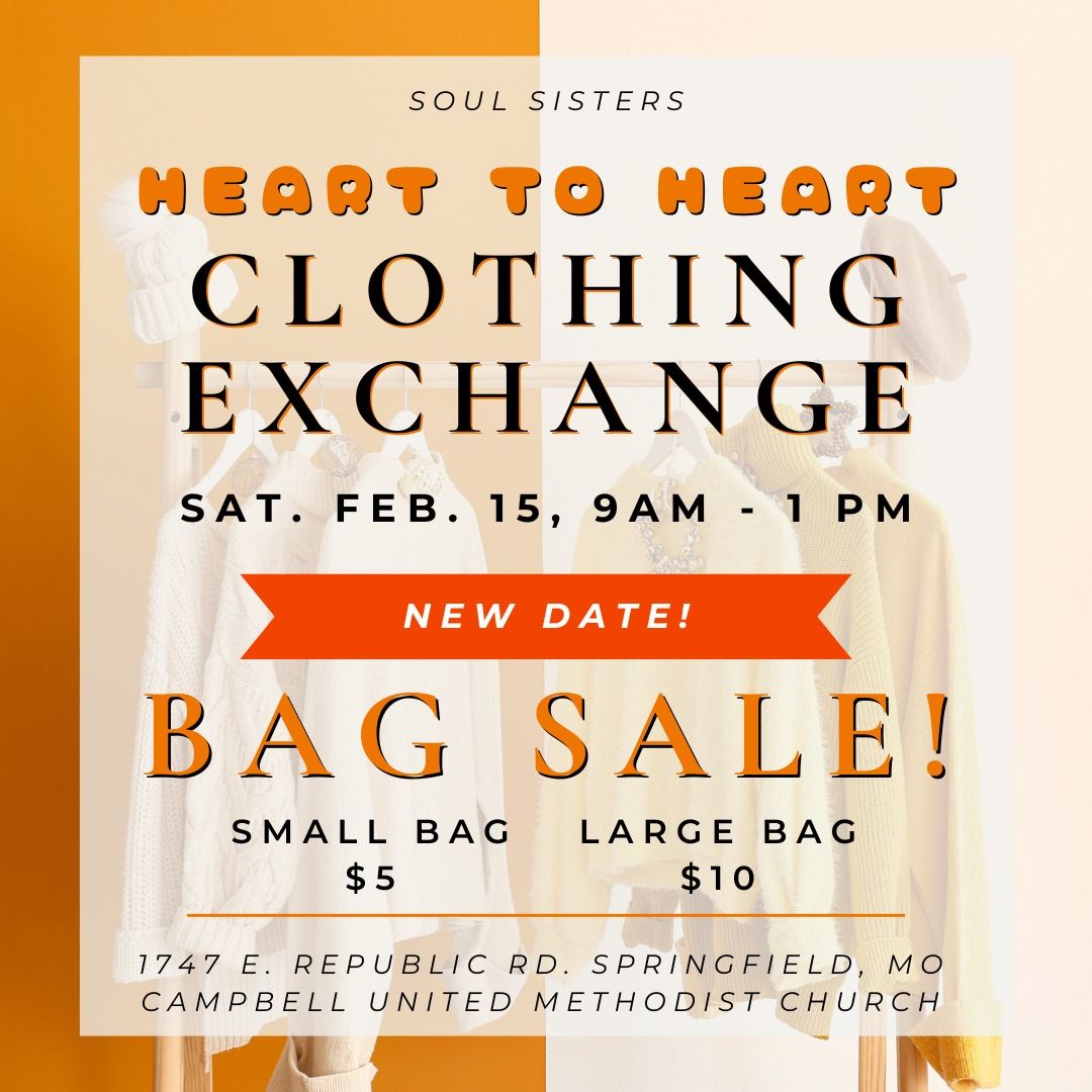 Heart to Heart Clothing Exchange - Bag Sale