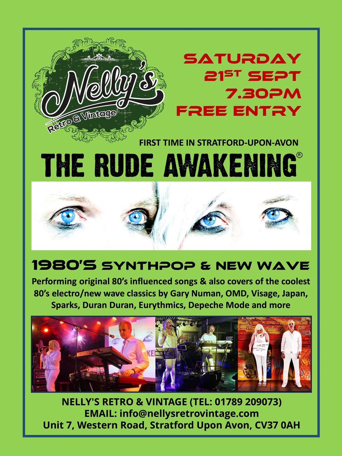 The Rude Awakening- 1980's Synthpop & New Wave