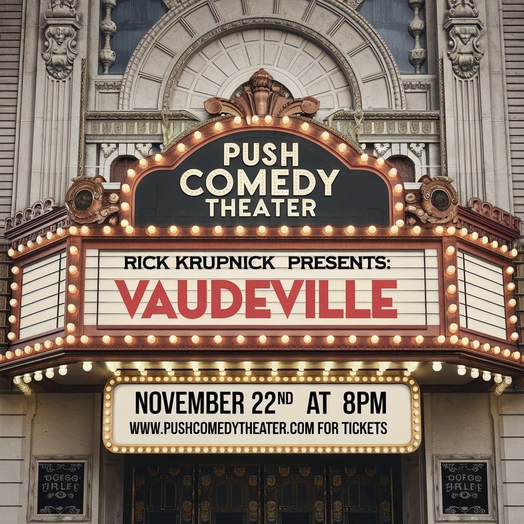 Vaudeville at the Push Comedy Theater