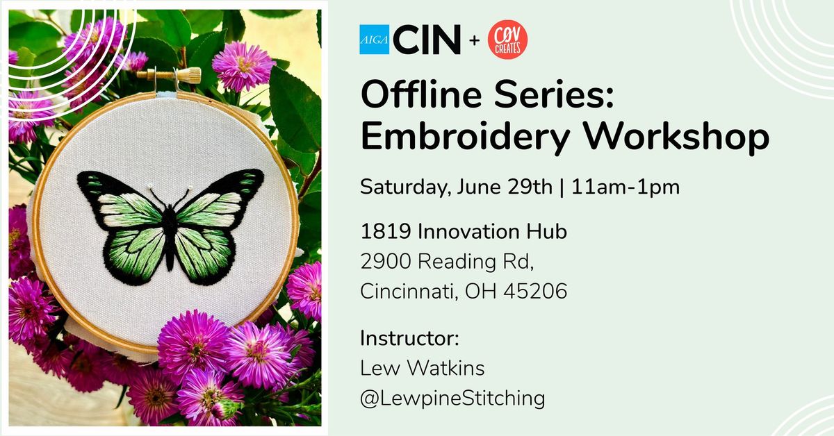 Offline Series: Embroidery Workshop