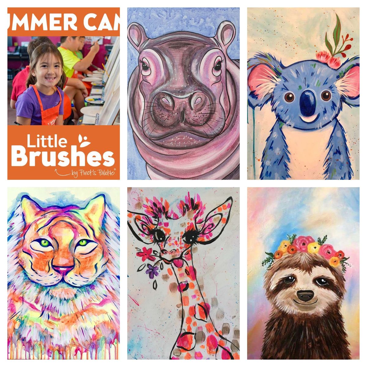 Little Brushes: Summer Camp - Zoo Week!