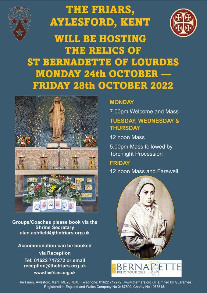 The Relics of St Bernadette