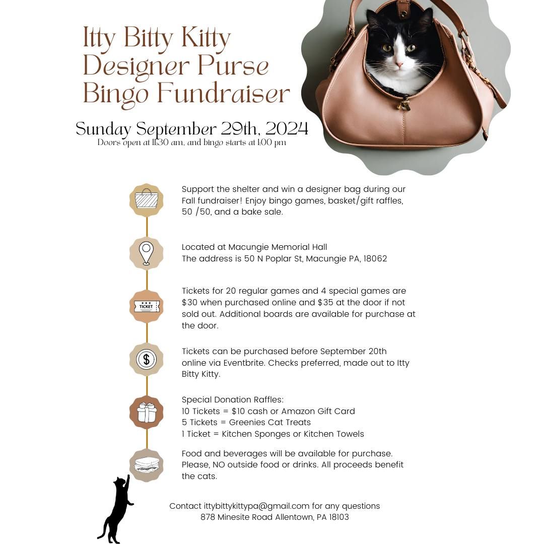 Fall Purse Bingo Fundraiser