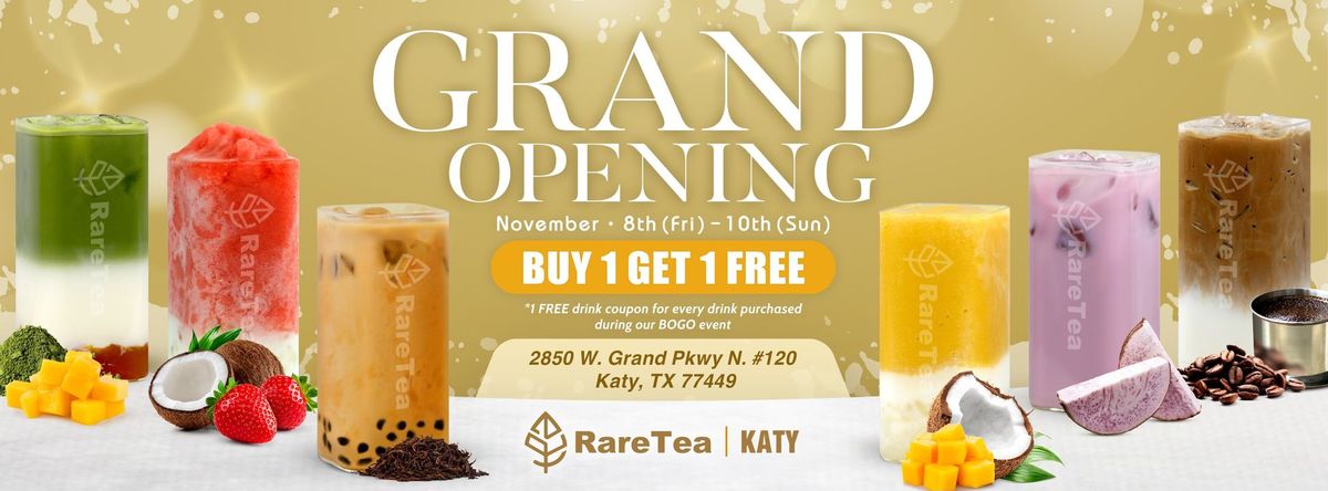 Grand Opening \u2013 3 Days of BOGO FREE!