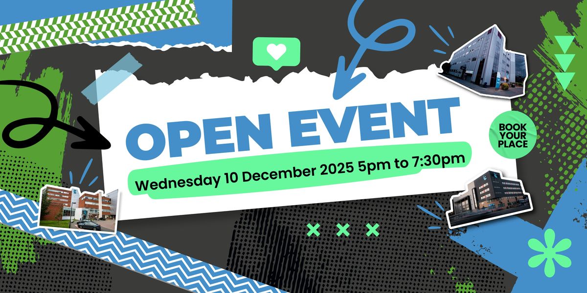 Post-16 Open Event - Wednesday 10 December 2025
