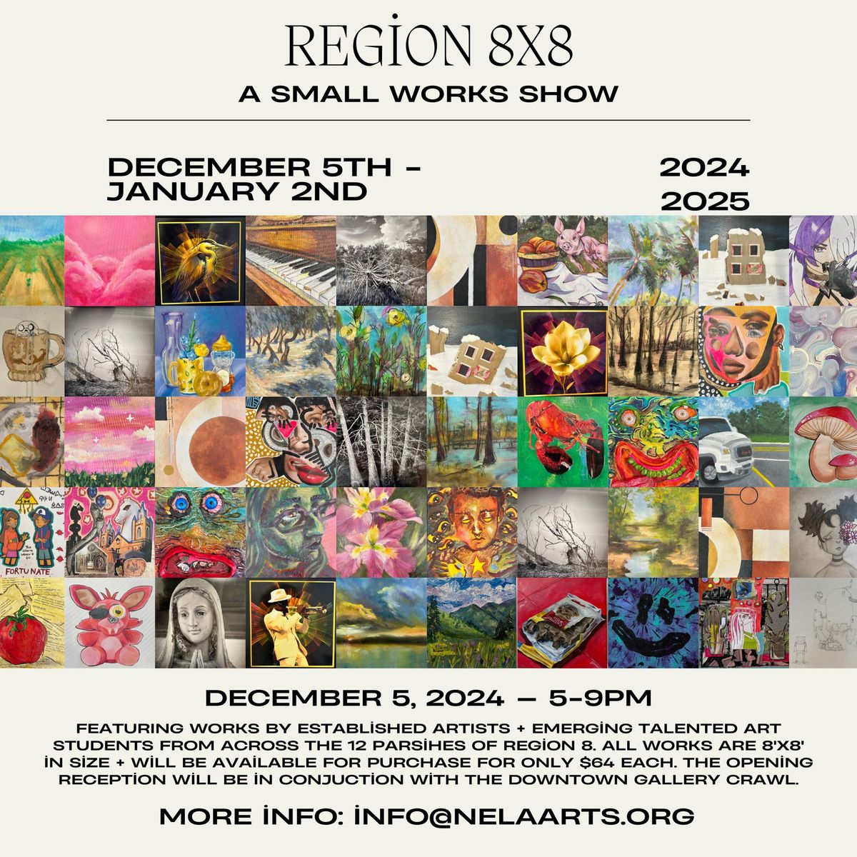 Region 8X8: A Small Works Show