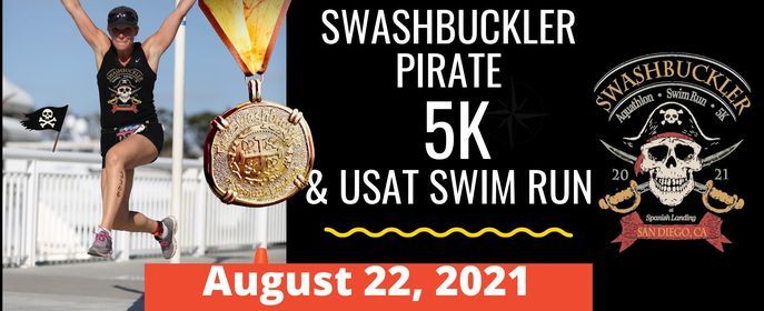 The Swashbuckler 5K, SwimRun, and USAT Aquathlon (kids races too)