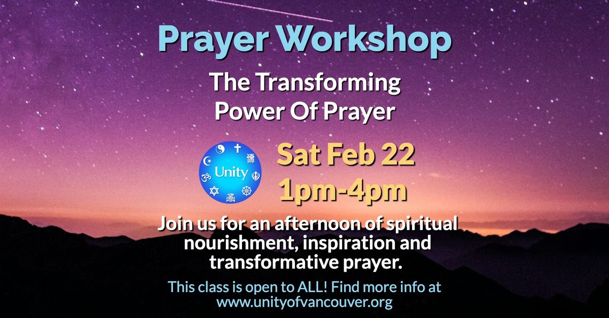 The Transforming Power Of Prayer