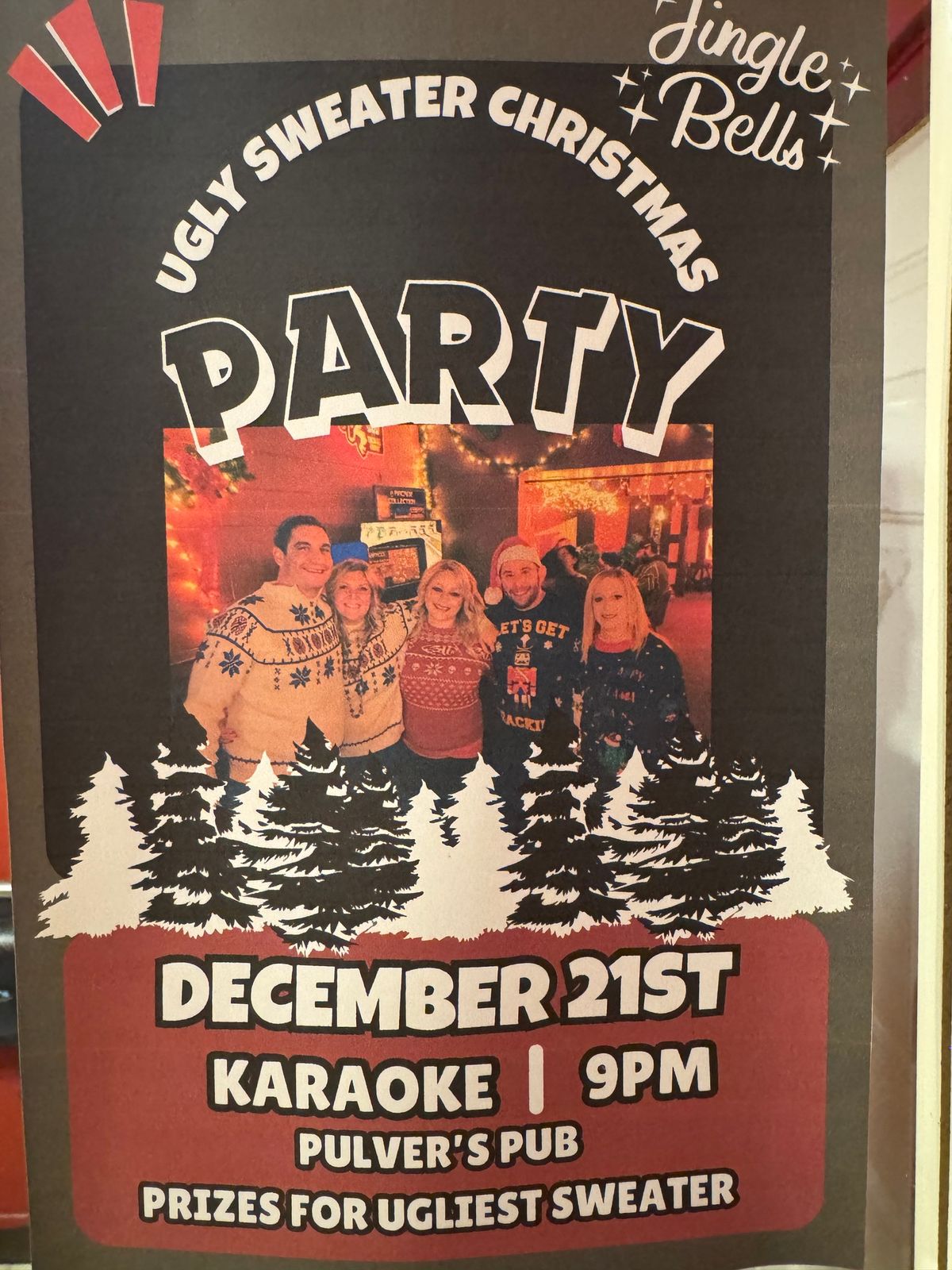 Ugly Christmas Sweater Party and Karaoke