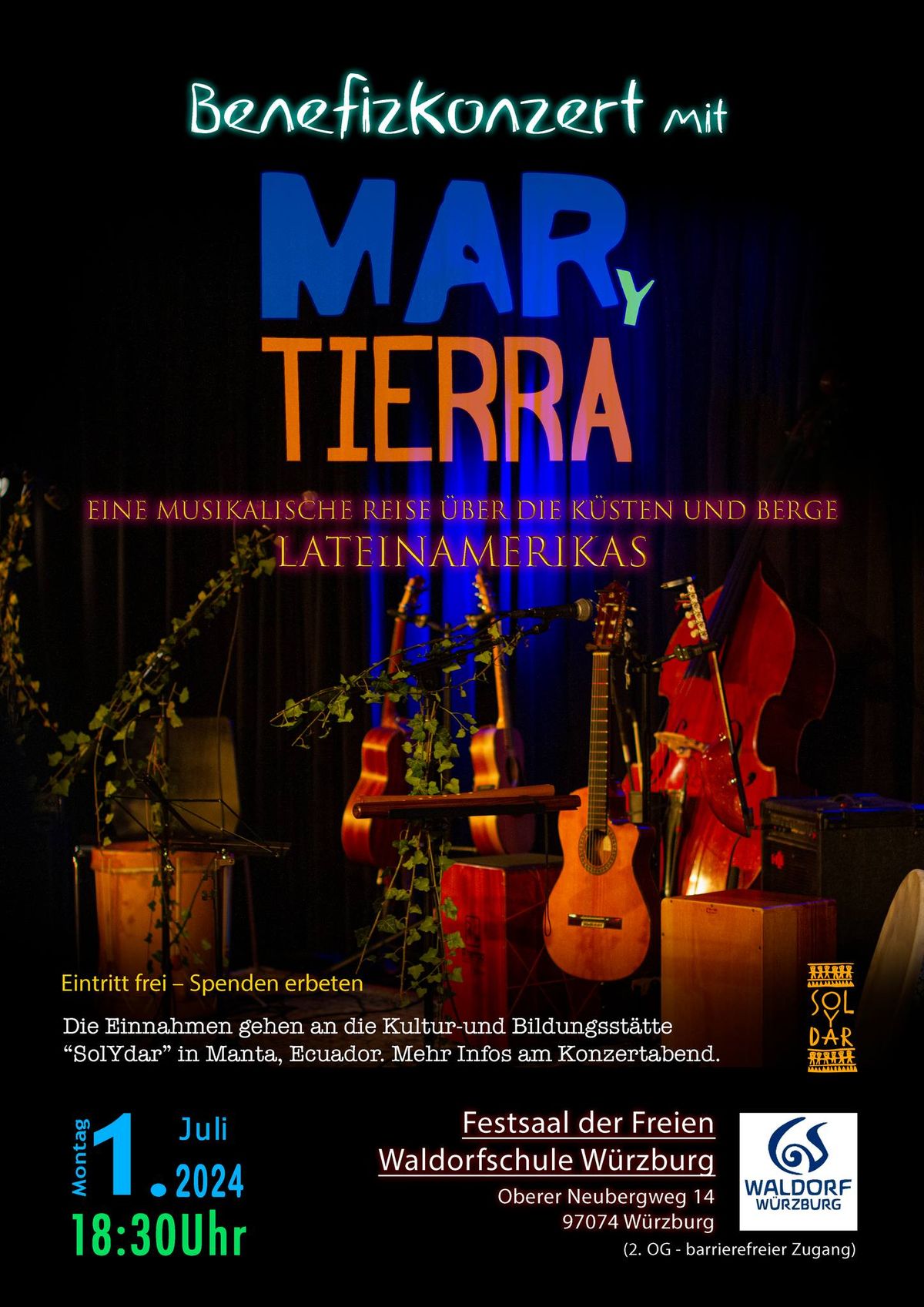 Benefizkonzert mit "Mar y Tierra" - lateinamerikanische Musik 