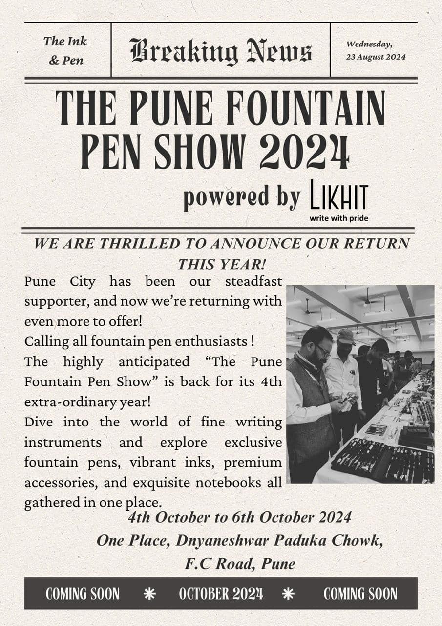 The Pune Fountain Pen Show 2024