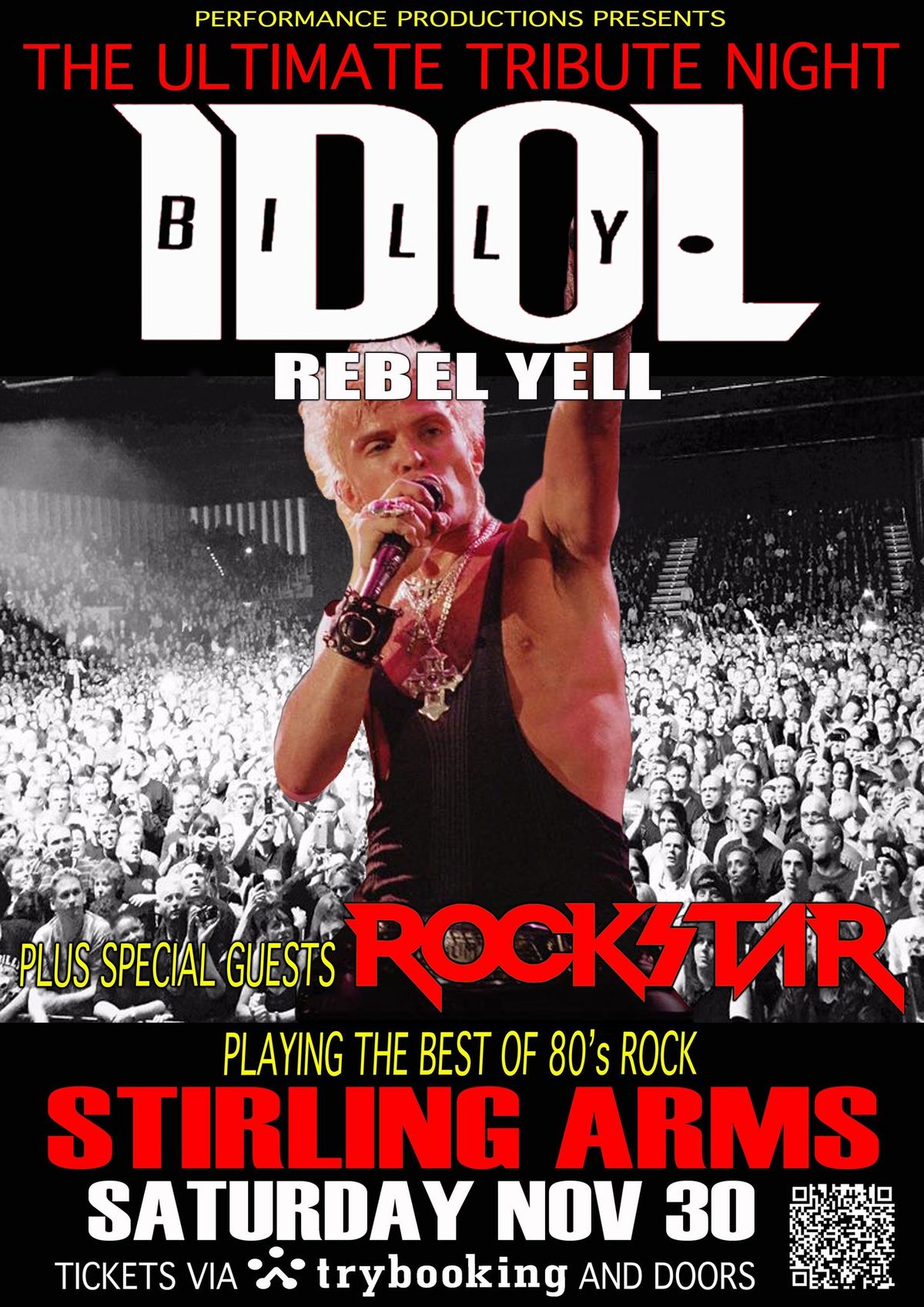 Billy Idol & 80\u2019s Rock: The Ultimate Tribute Night