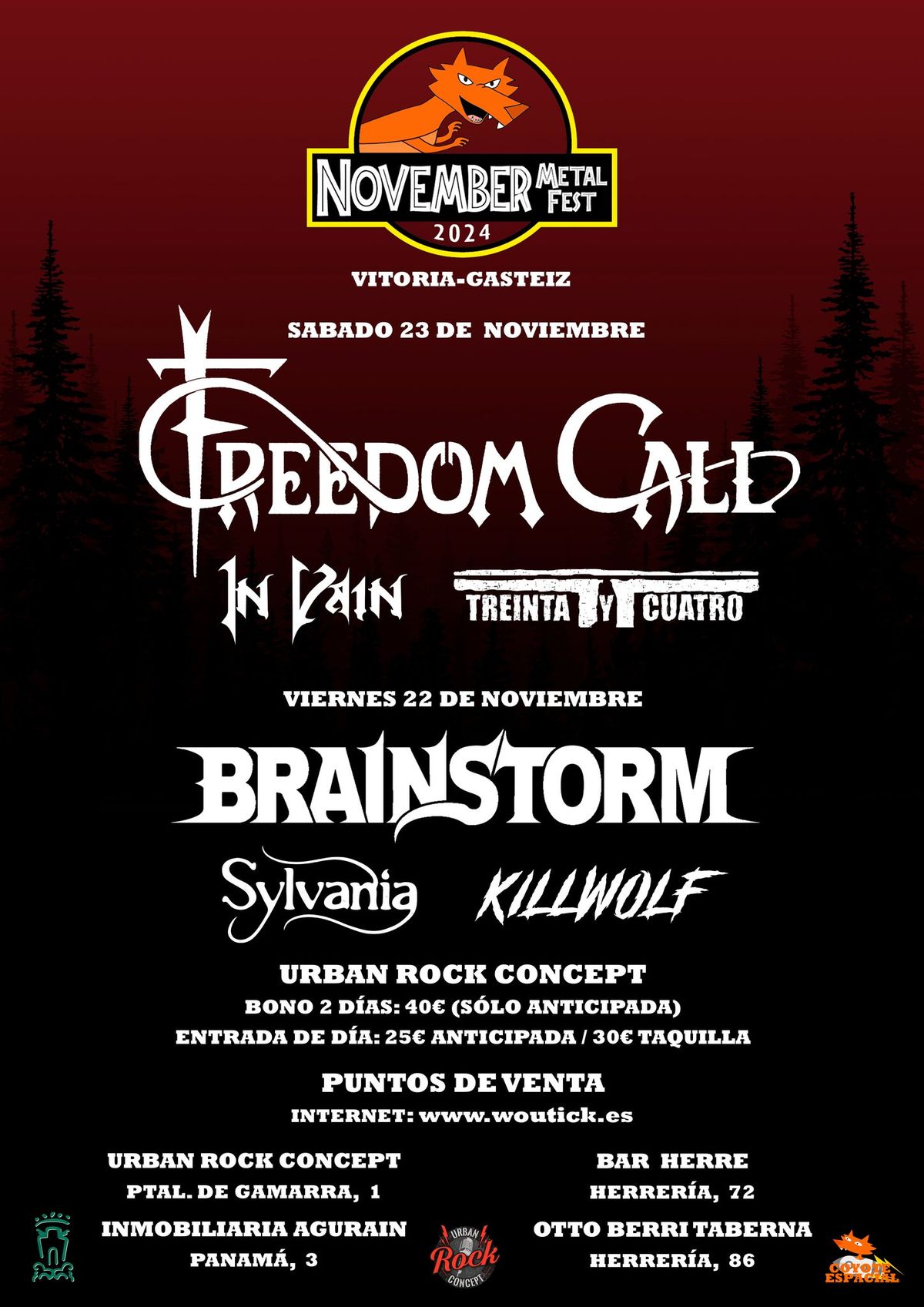 V NOVEMBER METAL FEST