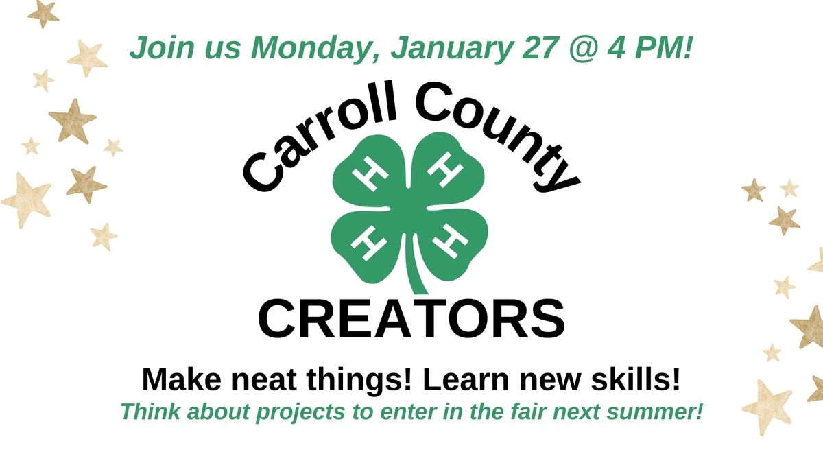 Carroll County 4-H Creators