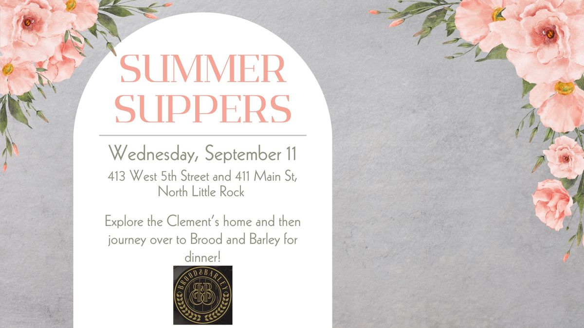 Summer Suppers-Garden Party