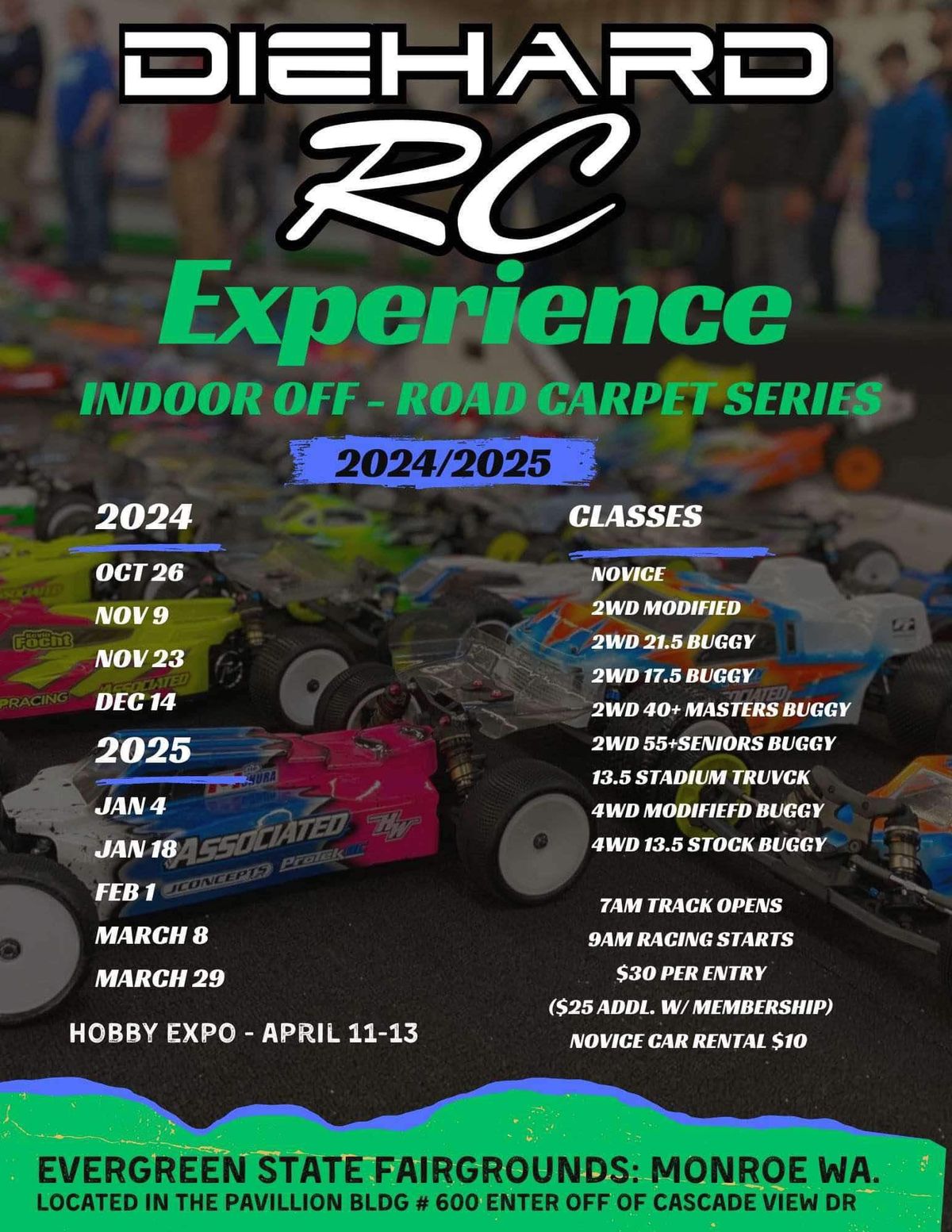 DieHard RC Indoor Off-Road carpet series #9