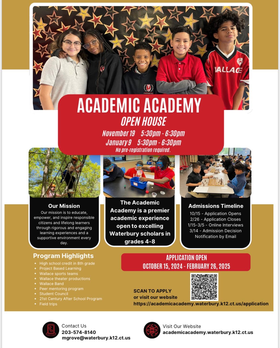 Wallace Academic Academy Informational Session