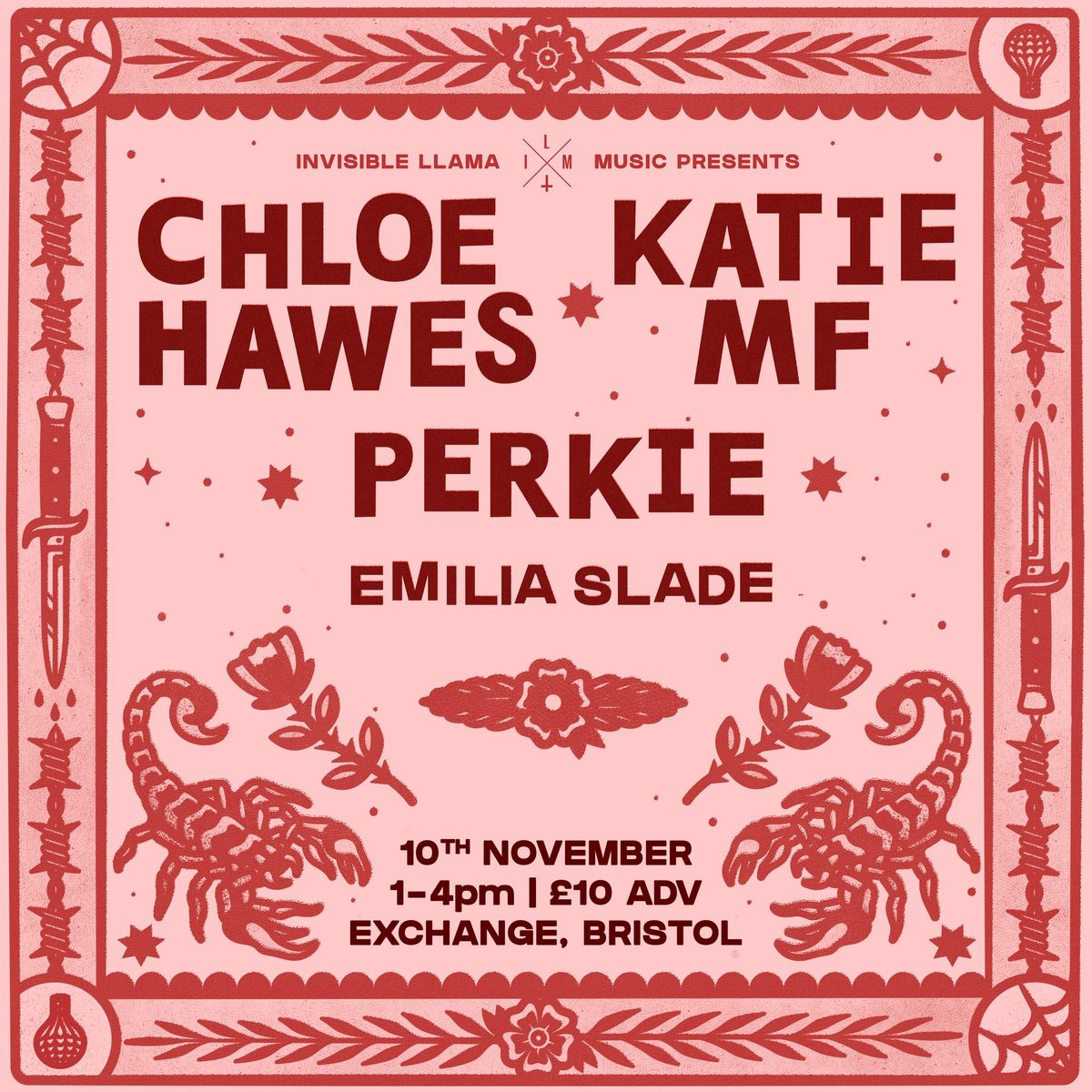 Chloe Hawes, Katie MF, Perkie + Emilia Slade | Exchange