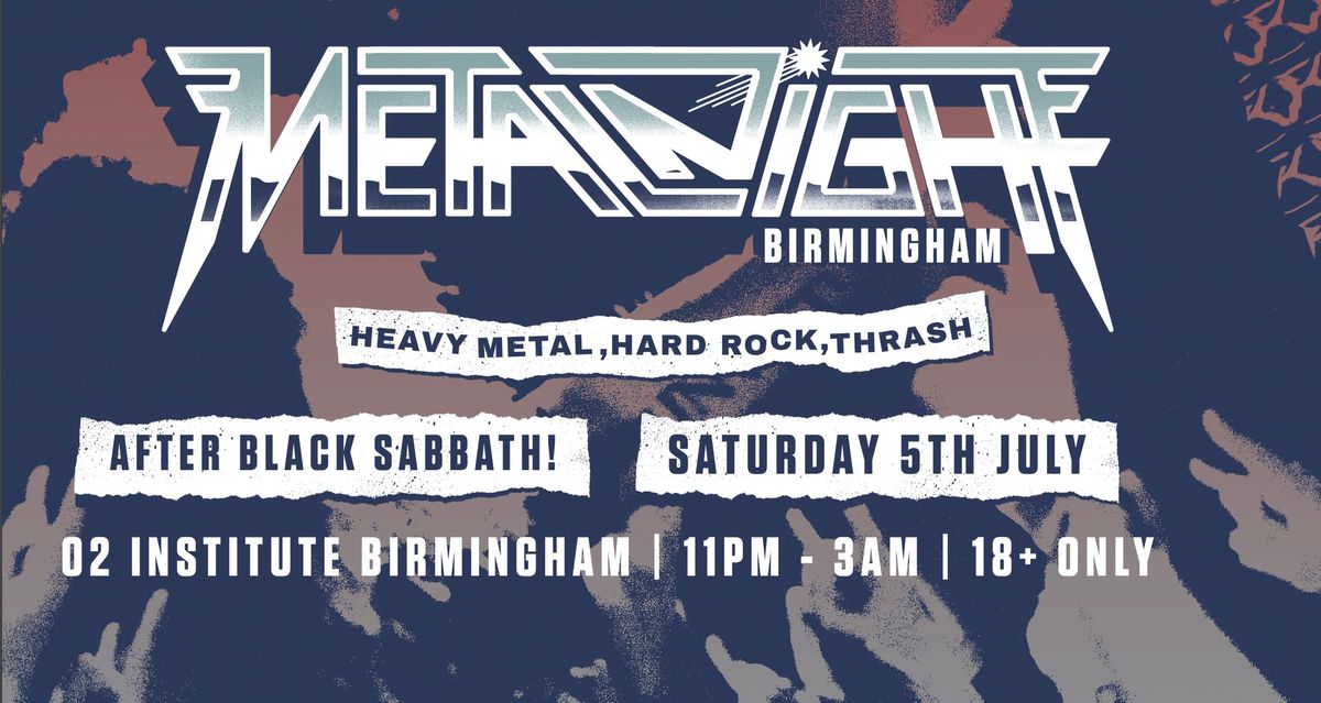 Metal Night - Metal Comes Home | Black Sabbath Party | Birmingham