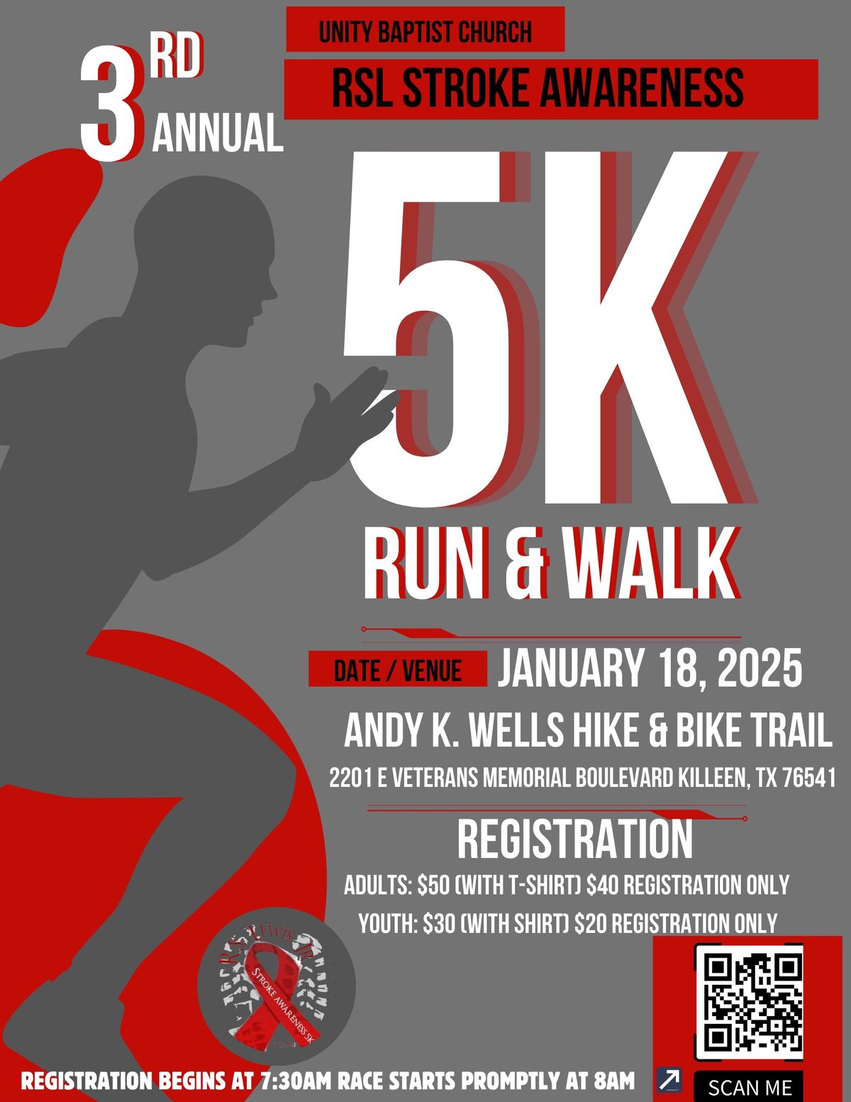 RS Lewis, Jr. Stroke Awareness 5K