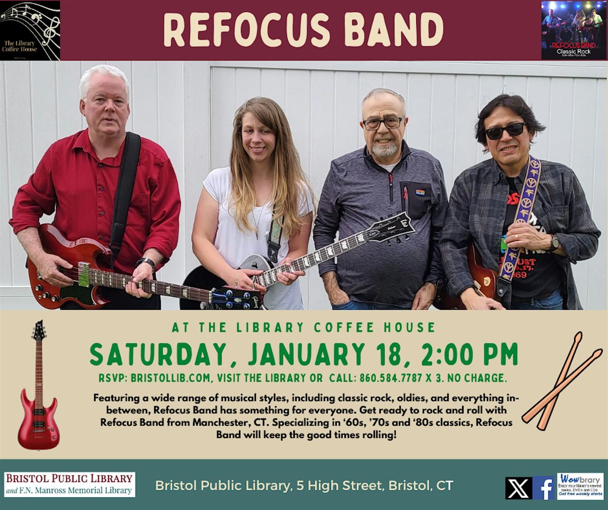 Library Coffee House Concert with Refocus Band