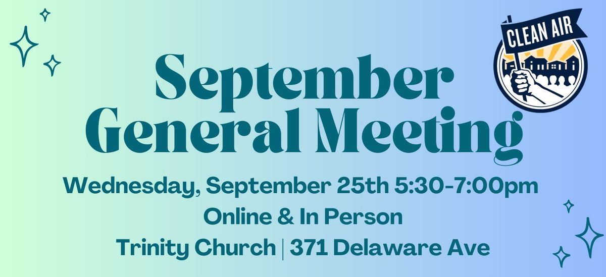 September General Meeting